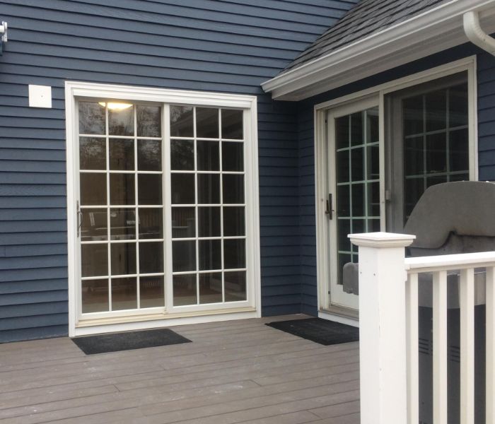 patio door installation in Rhode Island
